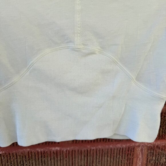 Lululemon Womens White Twist Front T-Shirt Size 8 - Picture 9 of 11